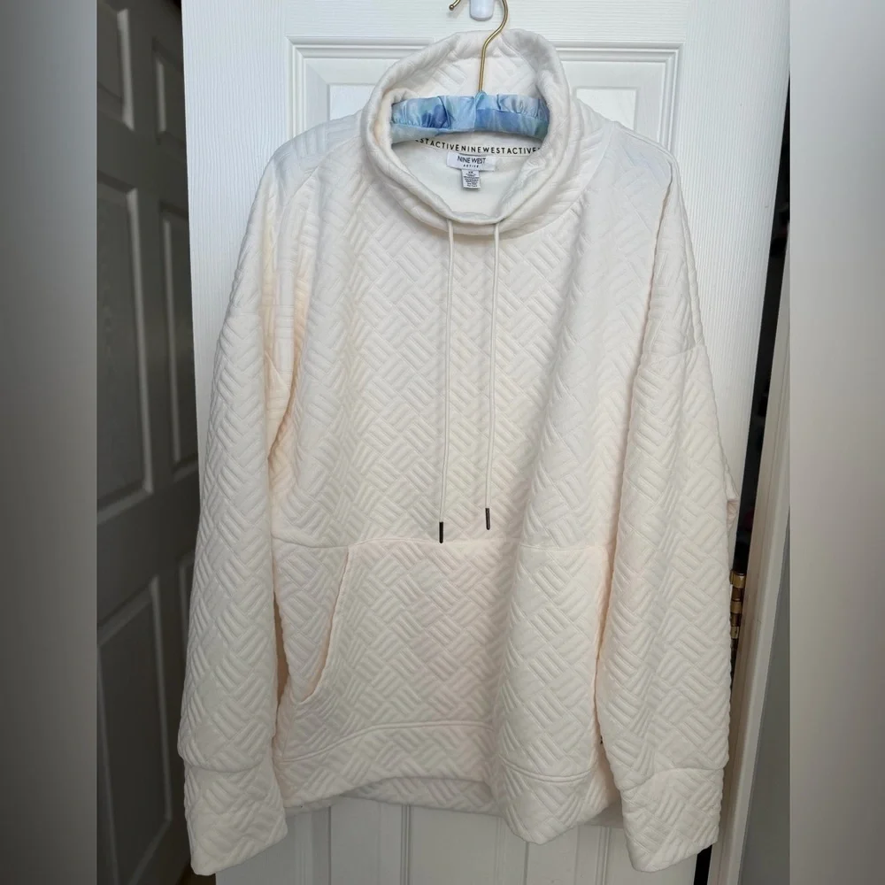 Nine West Cream Cowl Neck Sweater - Picture 1 of 7